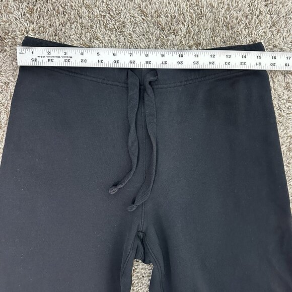 Frank & Eileen Catherine Triple Fleece Sweatpants Crop Womens Small Black - Picture 7 of 9